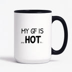 Kubek z nadrukiem - "MY GF IS psycHOTic..."