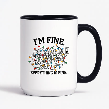 Kubek świąteczny "I'm fine. It's fine. Everything's fine."