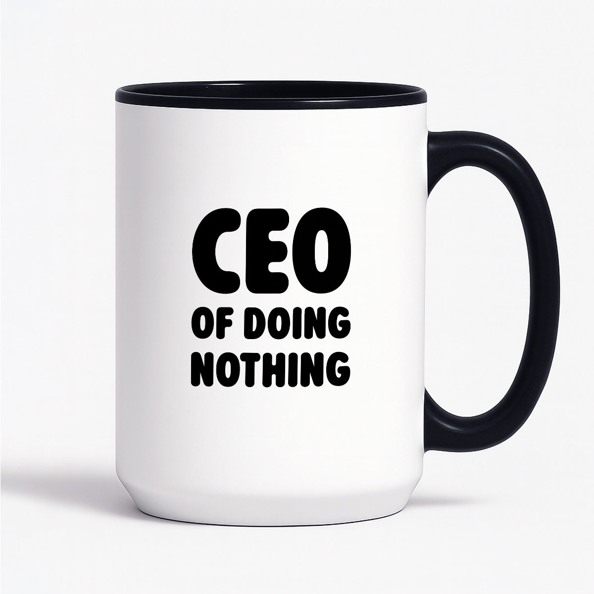 Kubek z nadrukiem - "CEO of doing nothing"