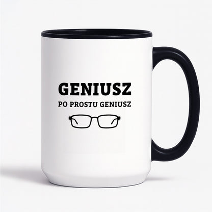 Kubek z nadrukiem - "GENIUSZ po prostu geniusz"