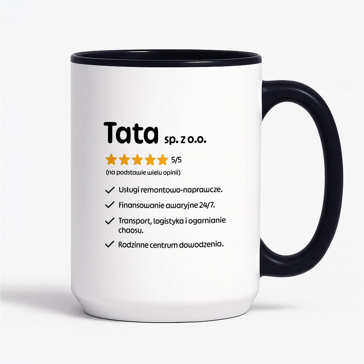 Kubek z nadrukiem - "Tata spółka z o.o."