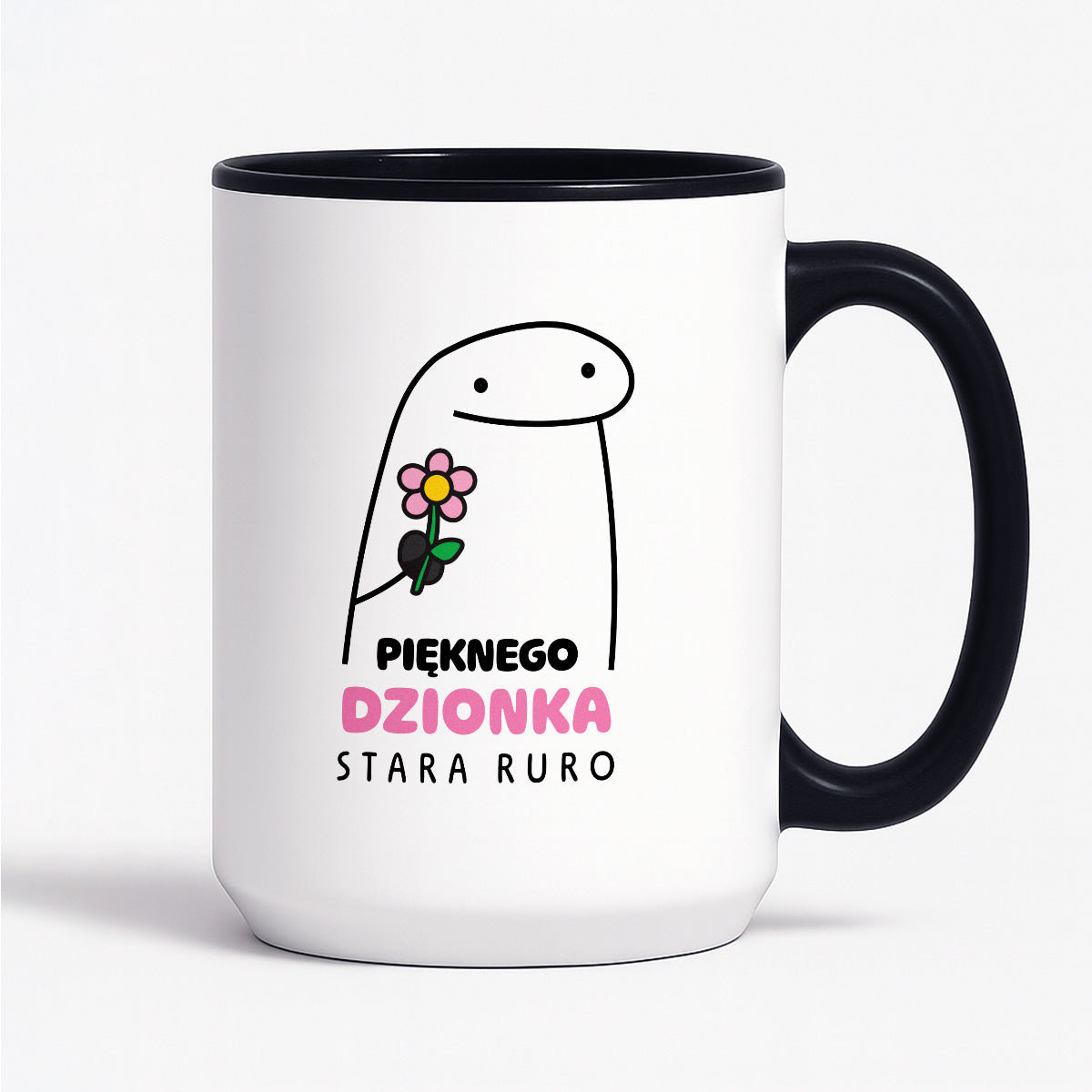 Kubek z nadrukiem - "Pięknego dzionka Stara Ruro"