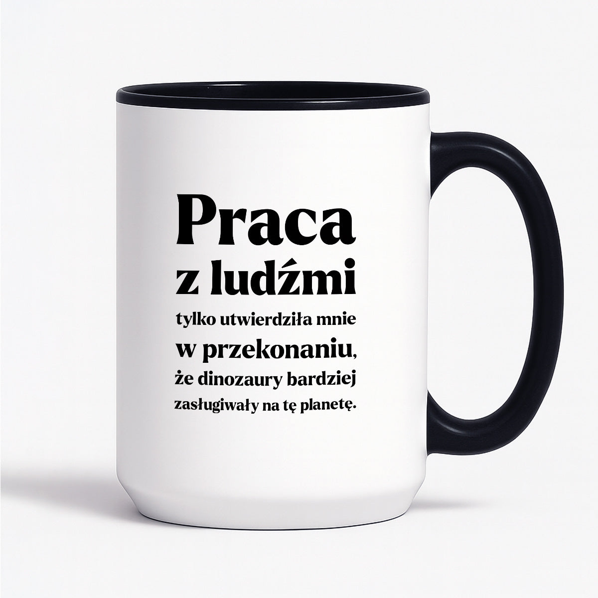 Kubek z nadrukiem - "PRACA Z LUDŹMI"