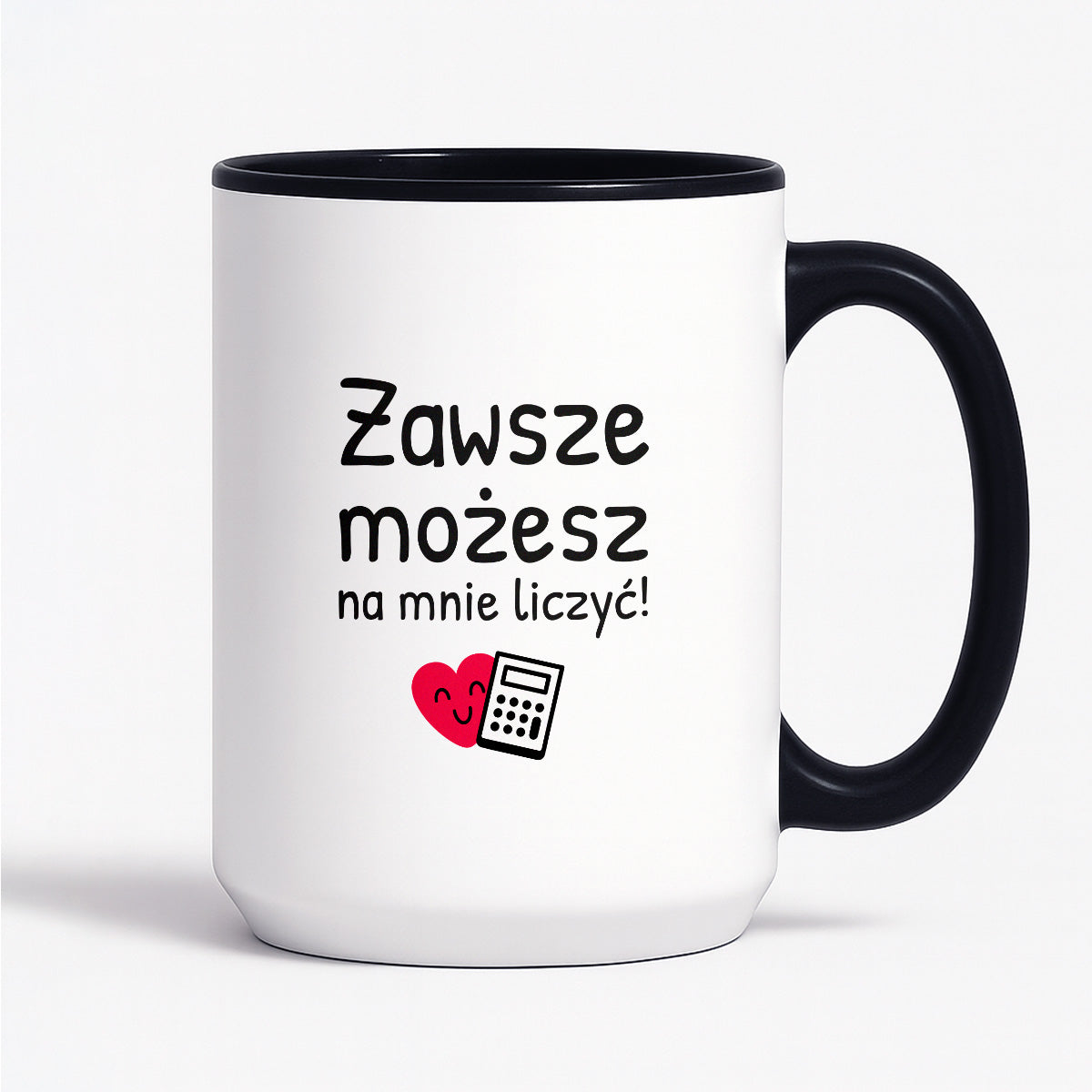 Kubek z nadrukiem - "Zawsze możesz na mnie liczyć"