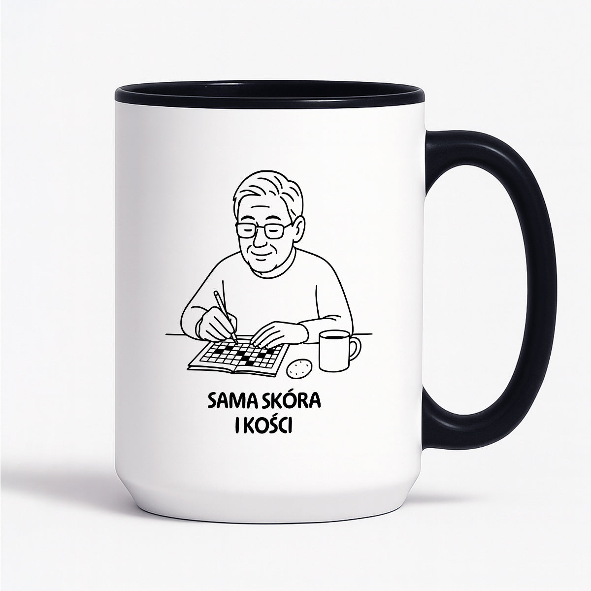 Kubek dla Babci / Dziadka - "Sama skóra i kości"