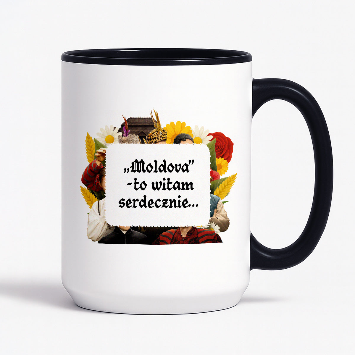 Kubek z nadrukiem "„Moldova” to witam serdecznie..." NOWE 1670