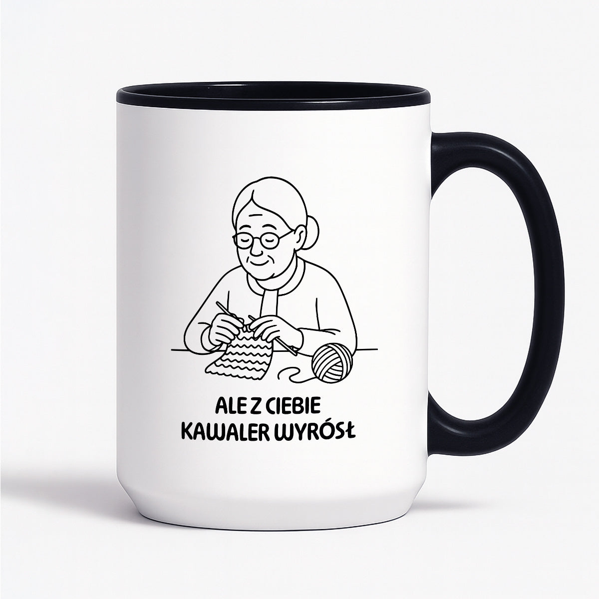 Kubek dla Babci / Dziadka - "Ale z Ciebie kawaler wyrósł"