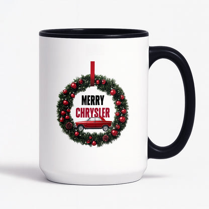 Kubek świąteczny mem "Merry Chrysler"