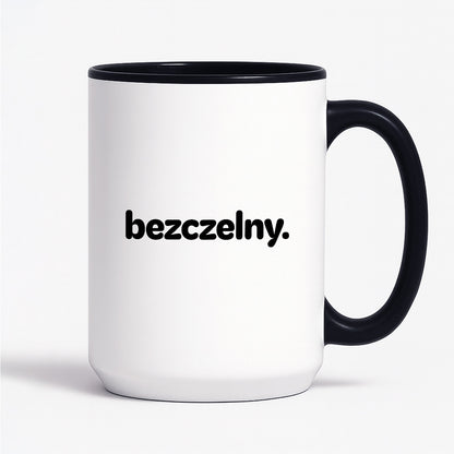 Kubek z nadrukiem - "bezczelny."