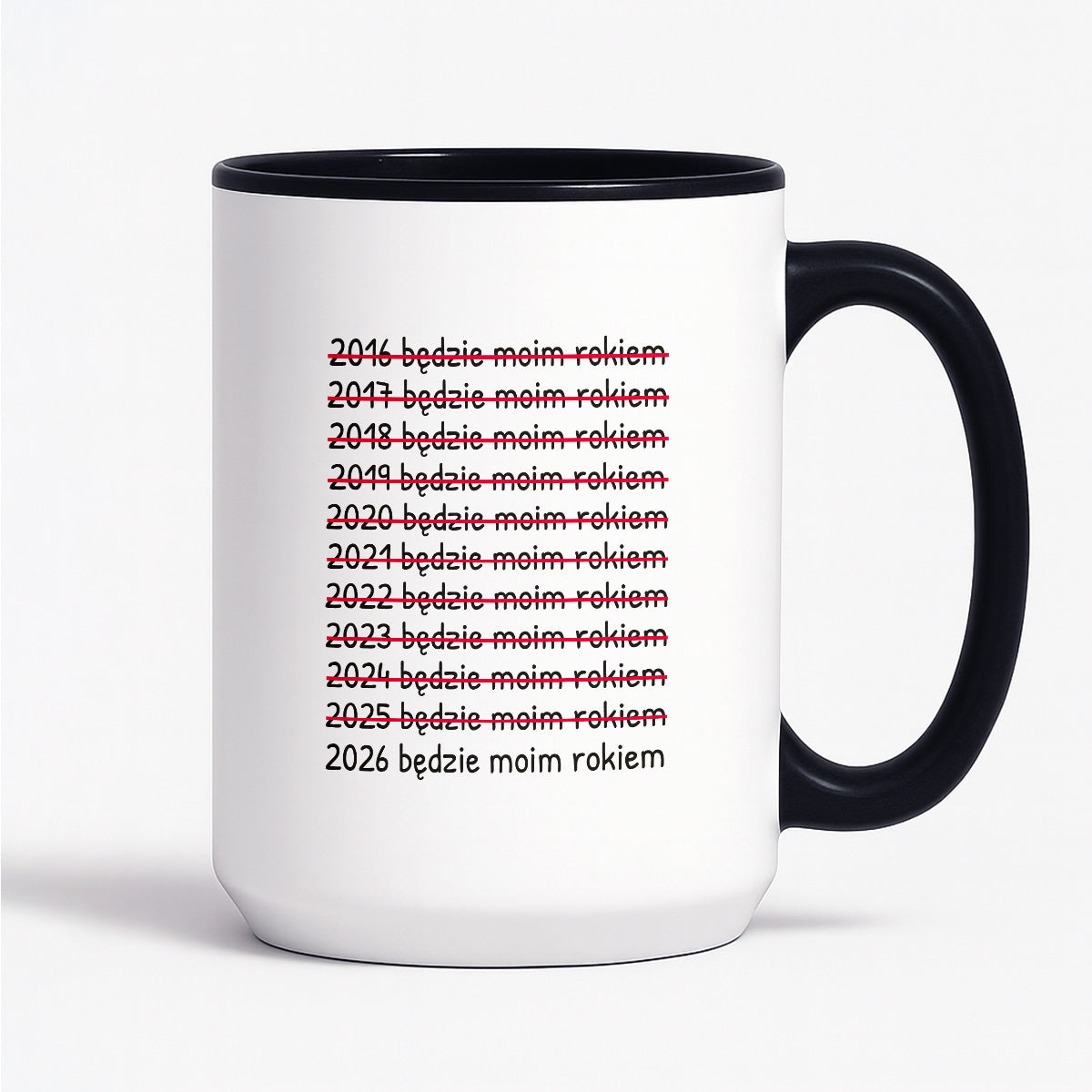 Kubek z nadrukiem - "2026 będzie moim rokiem"