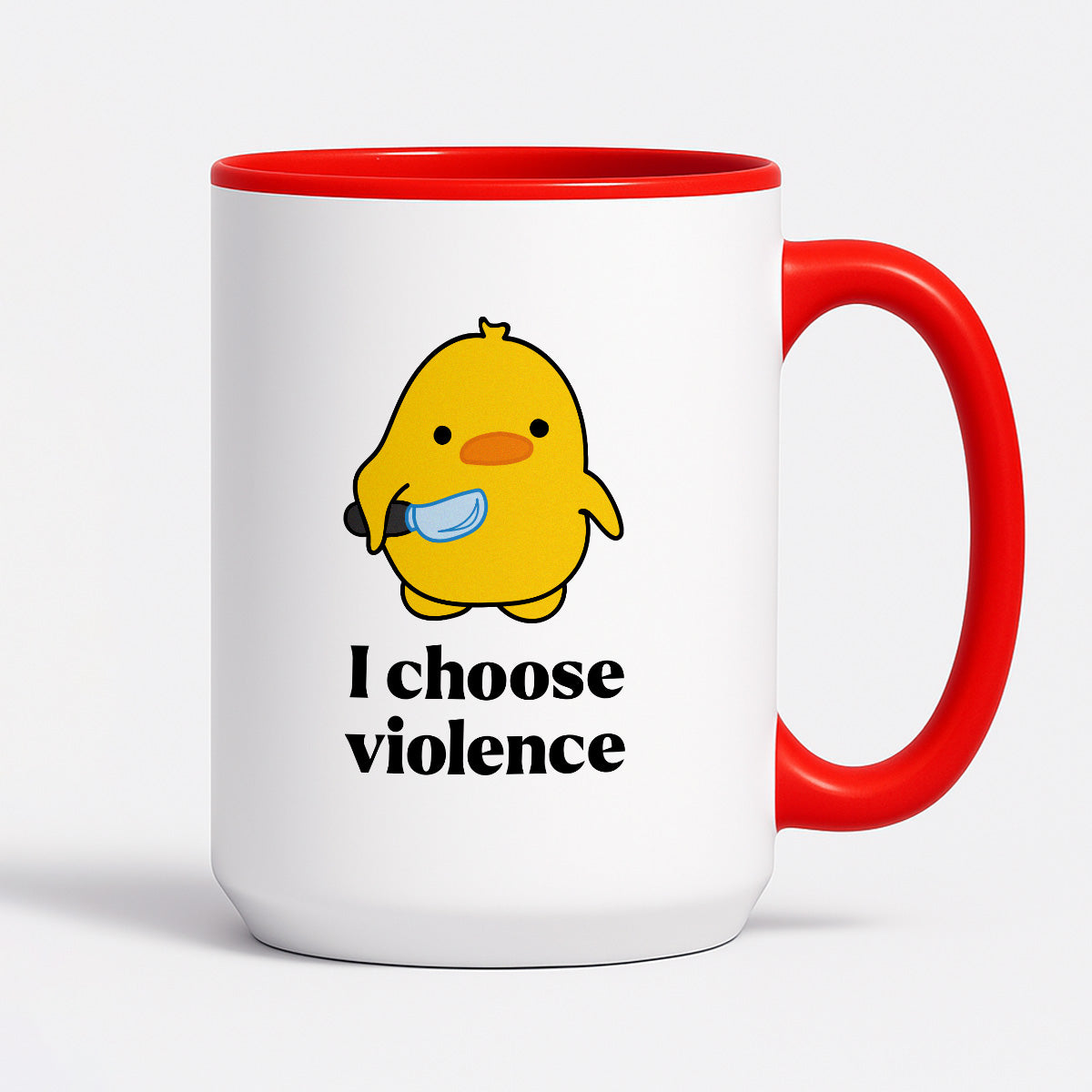 Kubek z nadrukiem - I choose violence