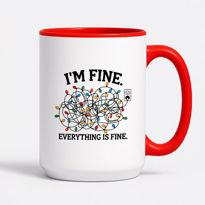 Kubek świąteczny "I'm fine. It's fine. Everything's fine."