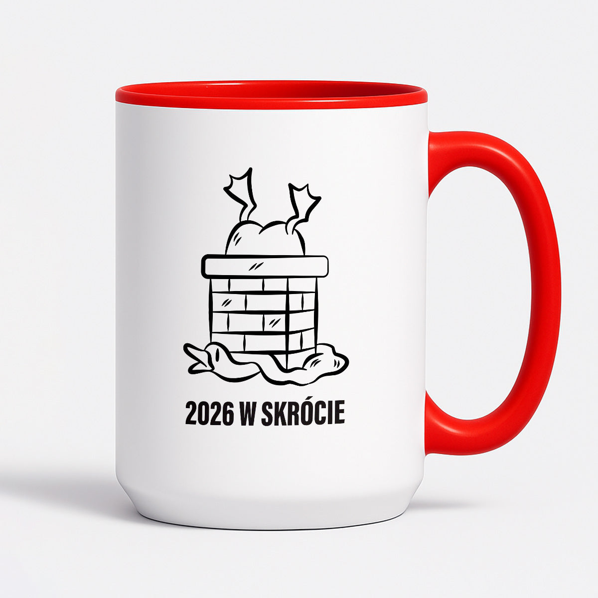 Kubek świąteczny z GĄSKĄ - "2026 W SKRÓCIE"
