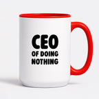 Kubek z nadrukiem - "CEO of doing nothing"