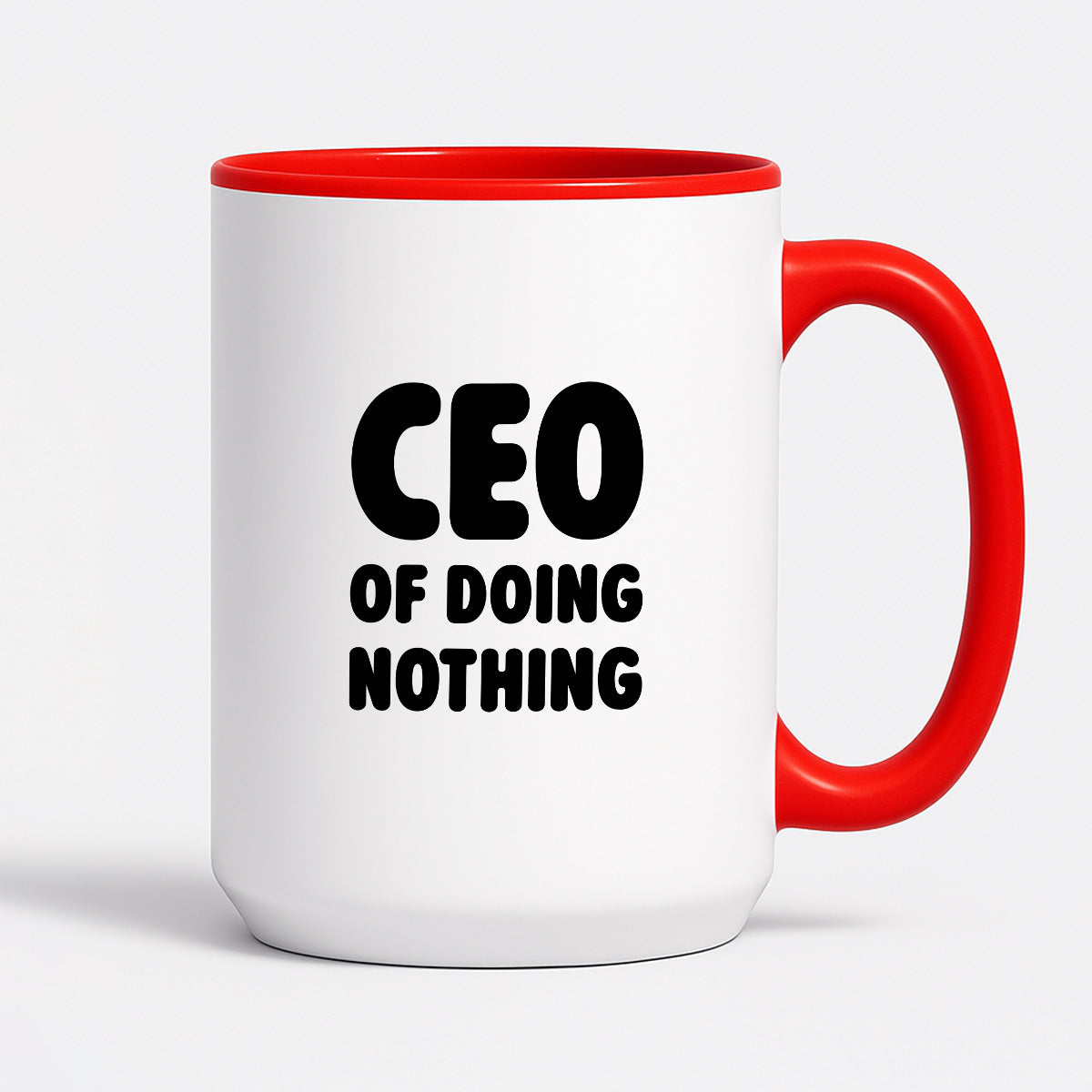 Kubek z nadrukiem - "CEO of doing nothing"