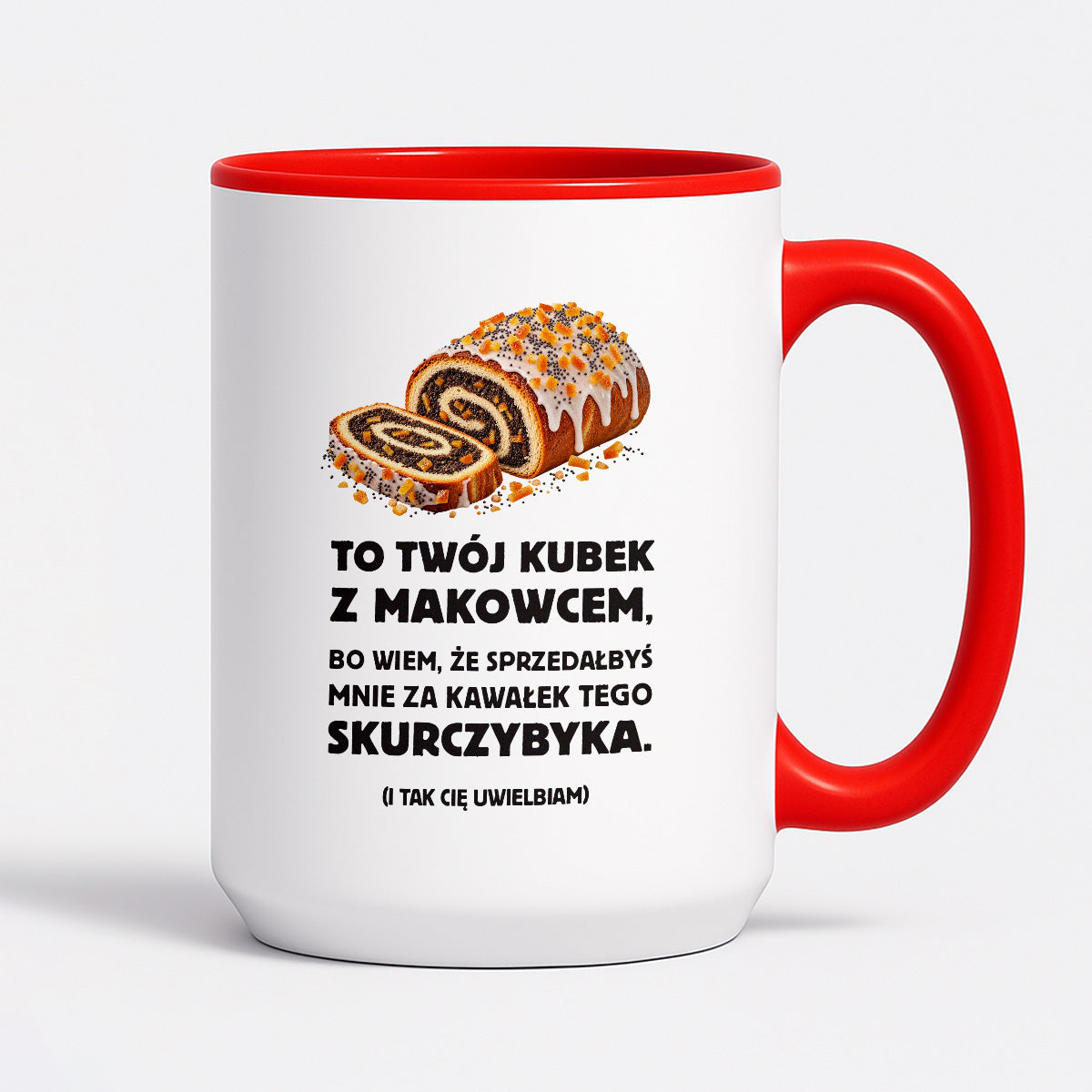 Kubek z nadrukiem "Kubek z makowcem"