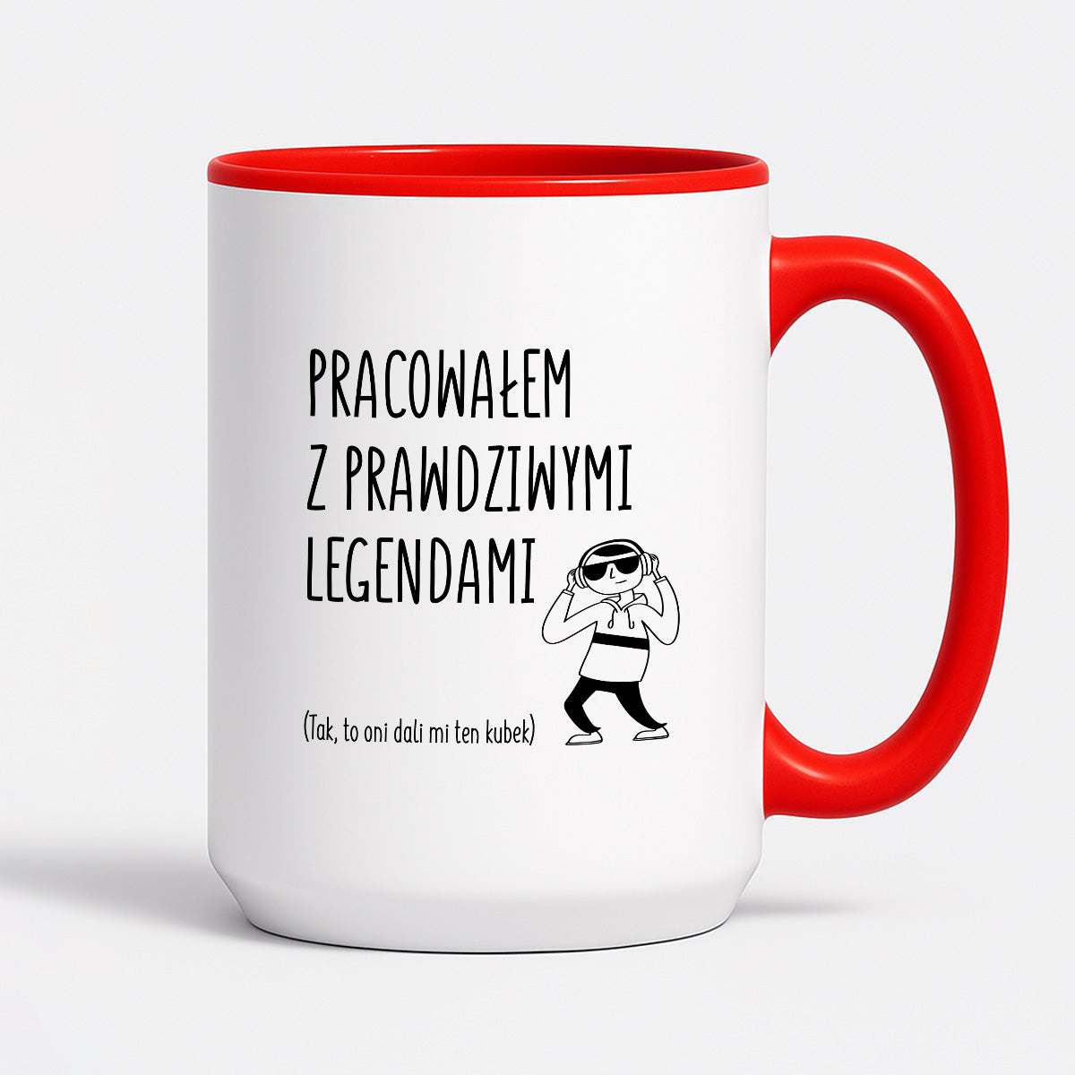 Kubek z nadrukiem na ODEJŚCIE Z PRACY - "Pracowałem z prawdziwymi legendami"