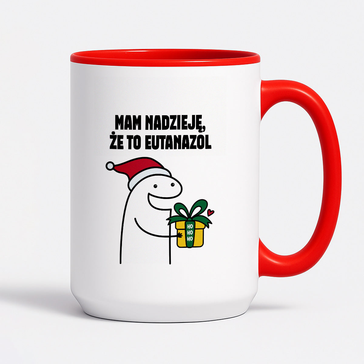 Kubek świąteczny mem "Mam nadzieję, że to Eutanazol"