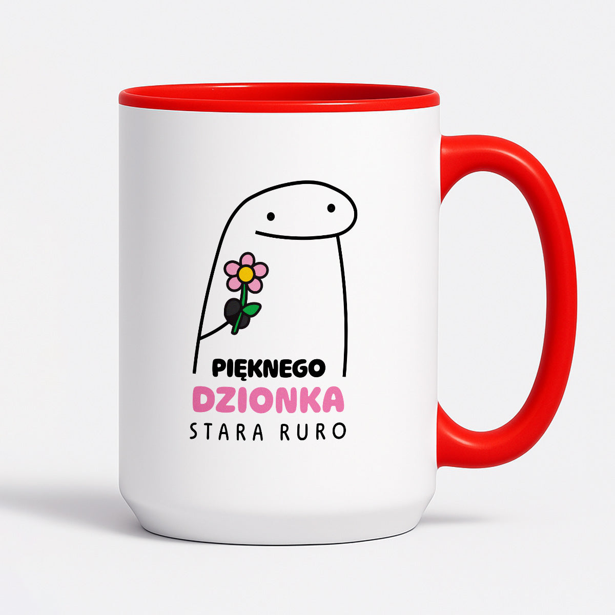 Kubek z nadrukiem - "Pięknego dzionka Stara Ruro"