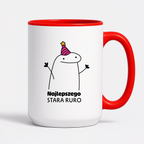 Kubek z nadrukiem - "Najlepszego stara ruro"
