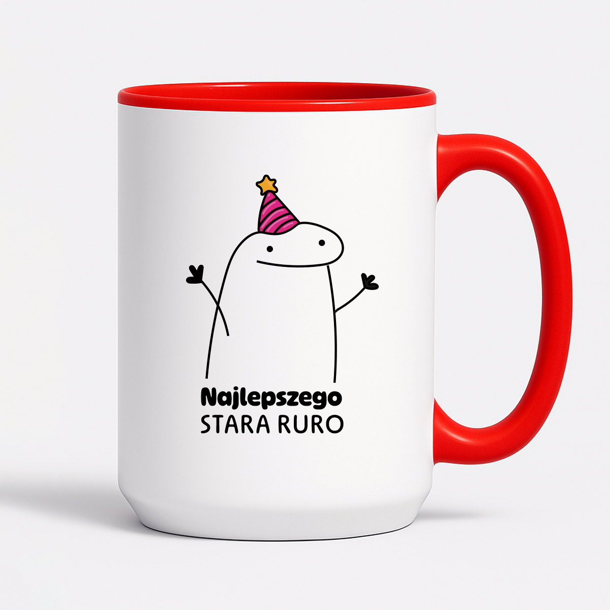 Kubek z nadrukiem - "Najlepszego stara ruro"