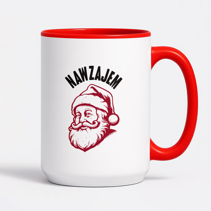 Kubek świąteczny z Mikołajem "Nawzajem"