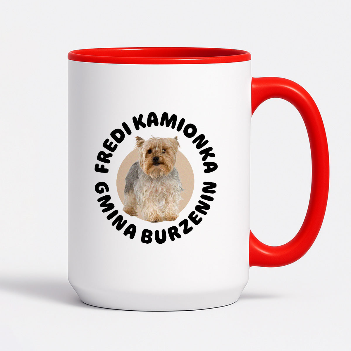 Kubek z nadrukiem - "Fredi Kamionka Gmina Burzenin"