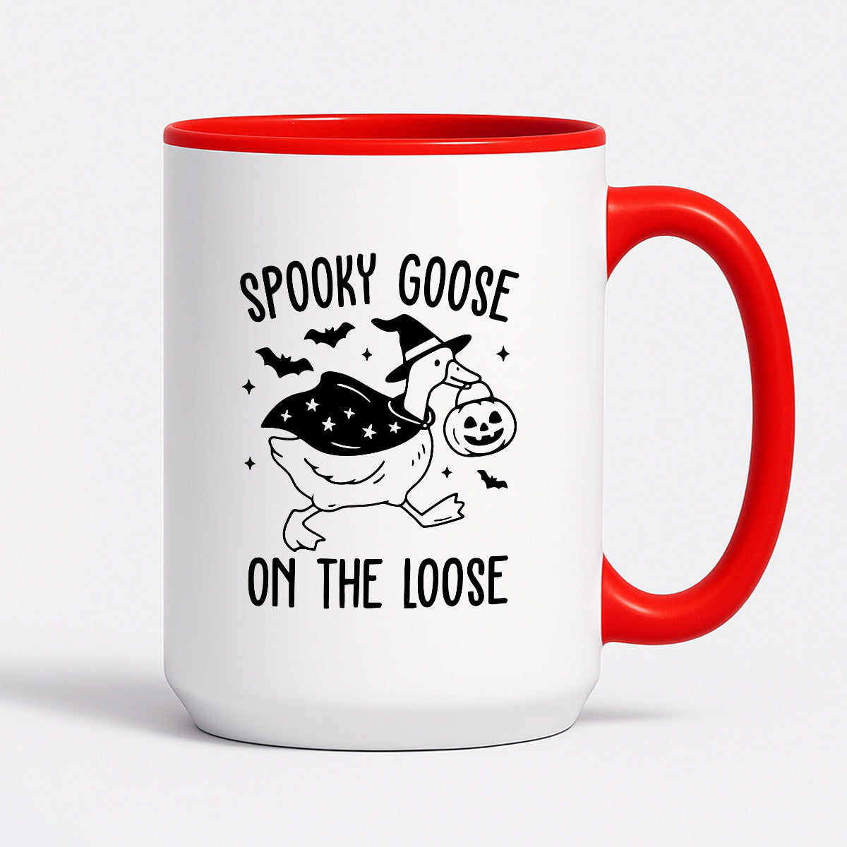Kubek z nadrukiem "Spookie goose on the loose"