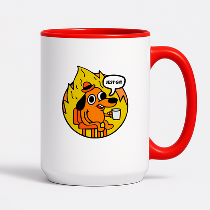 Kubek z nadrukiem - "Jest git"