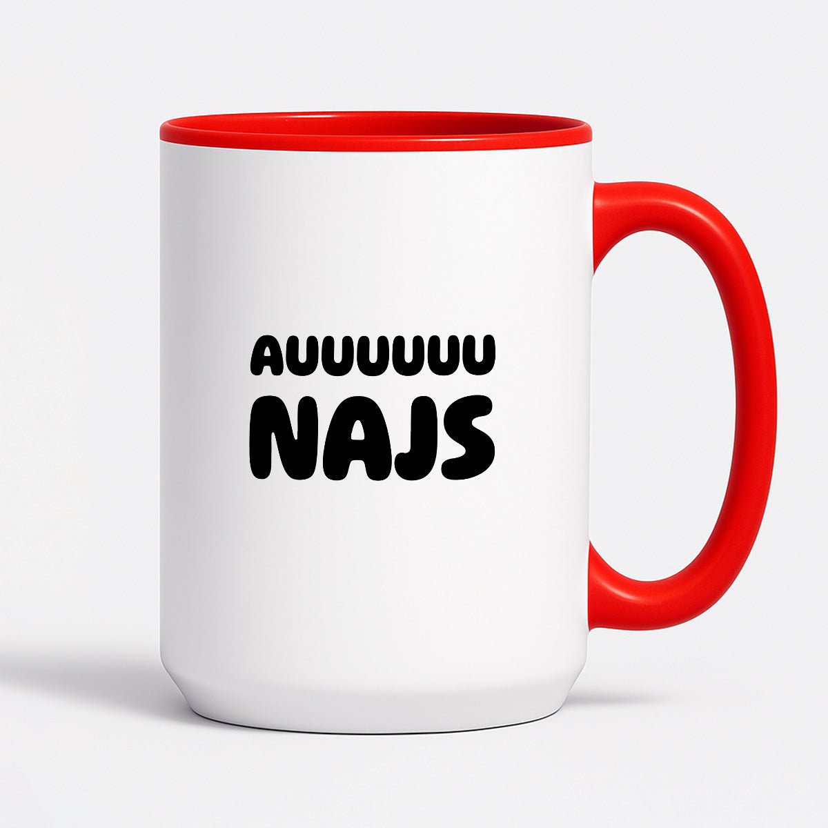 Kubek z nadrukiem - "Auuuuu NAJS"