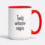 Kubek spersonalizowany z własnym napisem II
