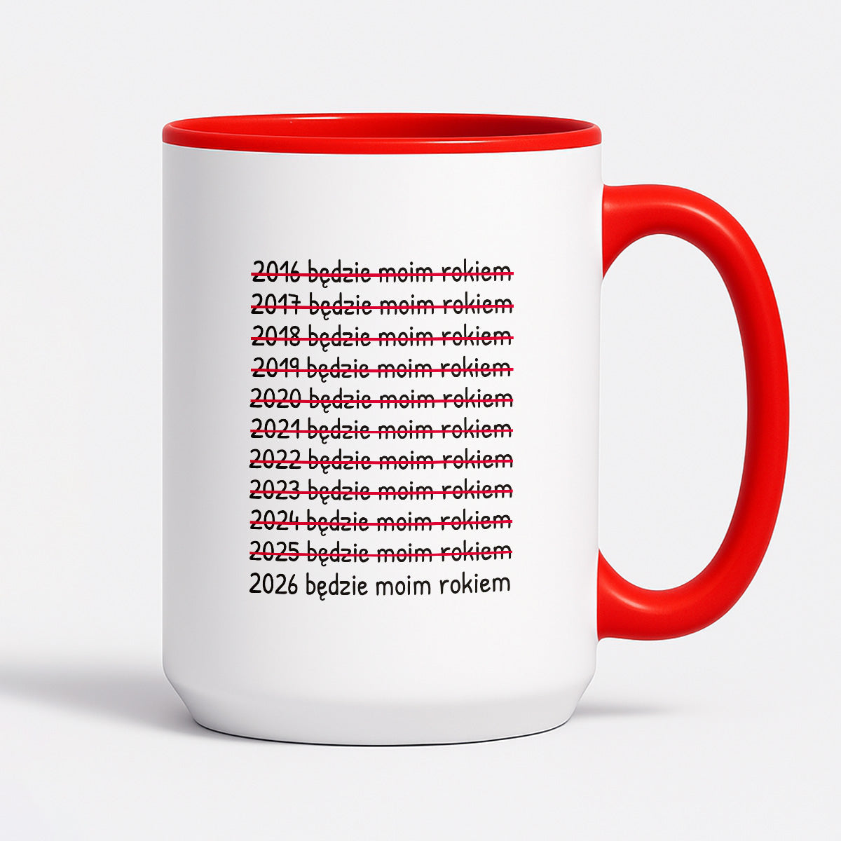 Kubek z nadrukiem - "2026 będzie moim rokiem"