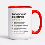 Kubek z nadrukiem "Koordynator pierdolnika"
