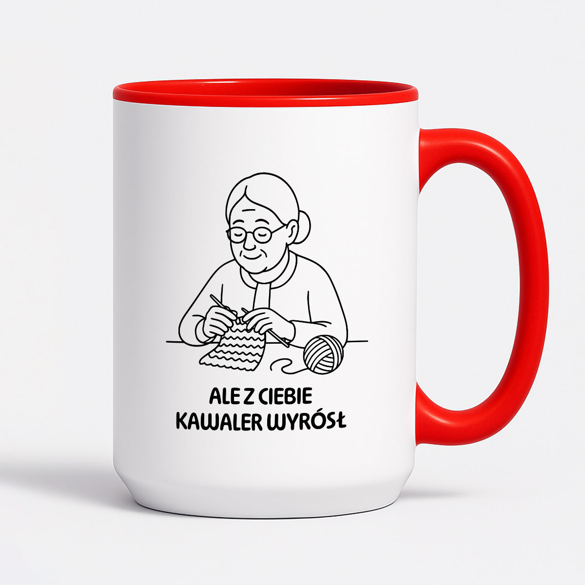 Kubek dla Babci / Dziadka - "Ale z Ciebie kawaler wyrósł"