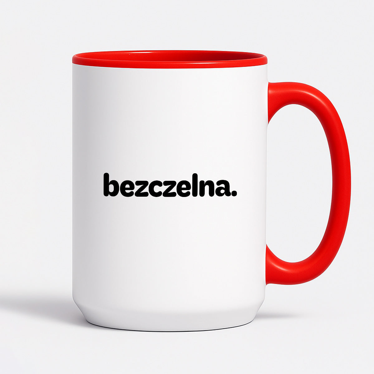 Kubek z nadrukiem - "bezczelny."