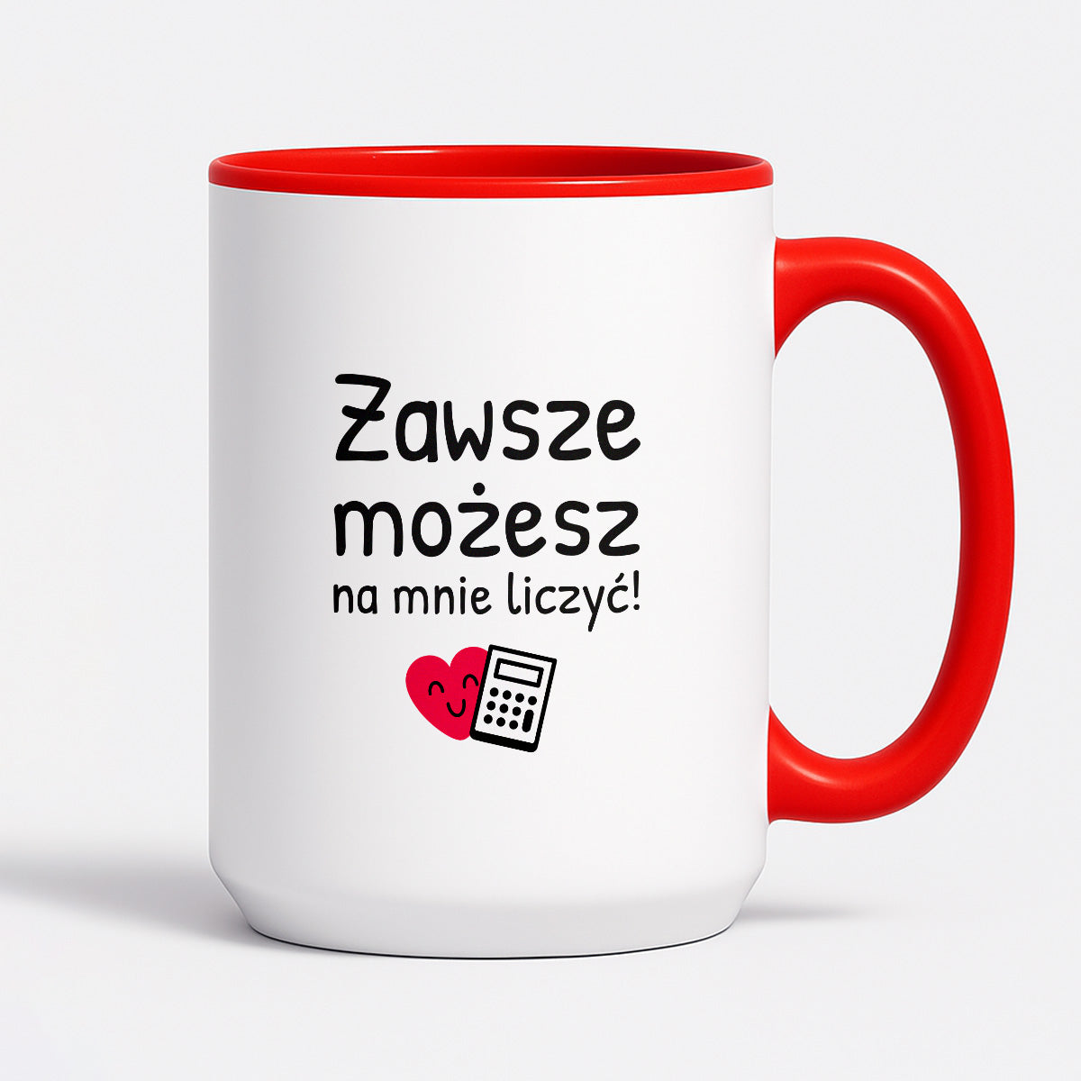 Kubek z nadrukiem - "Zawsze możesz na mnie liczyć"