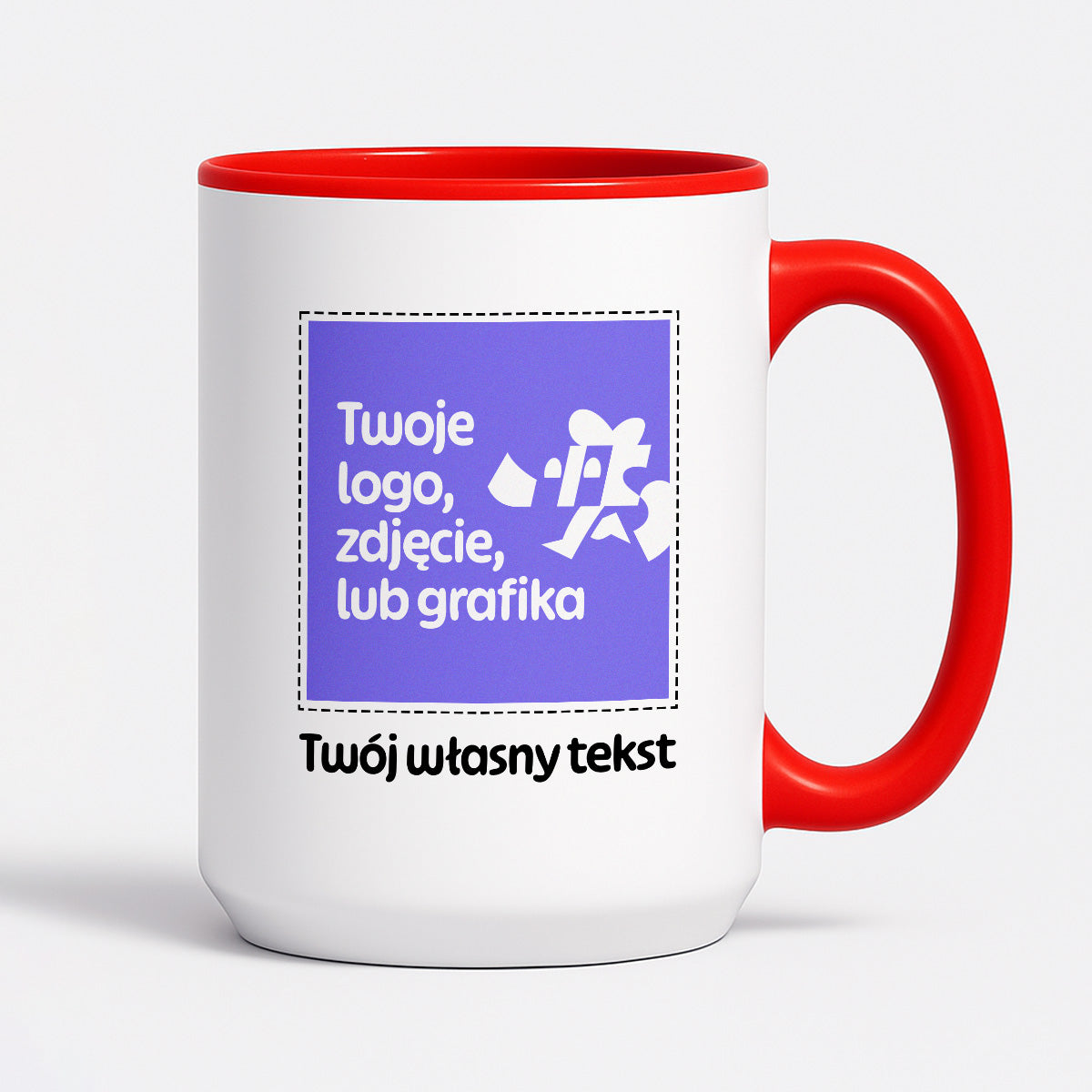 Kubek spersonalizowany z własnym zdjęciem / grafiką i podpisem