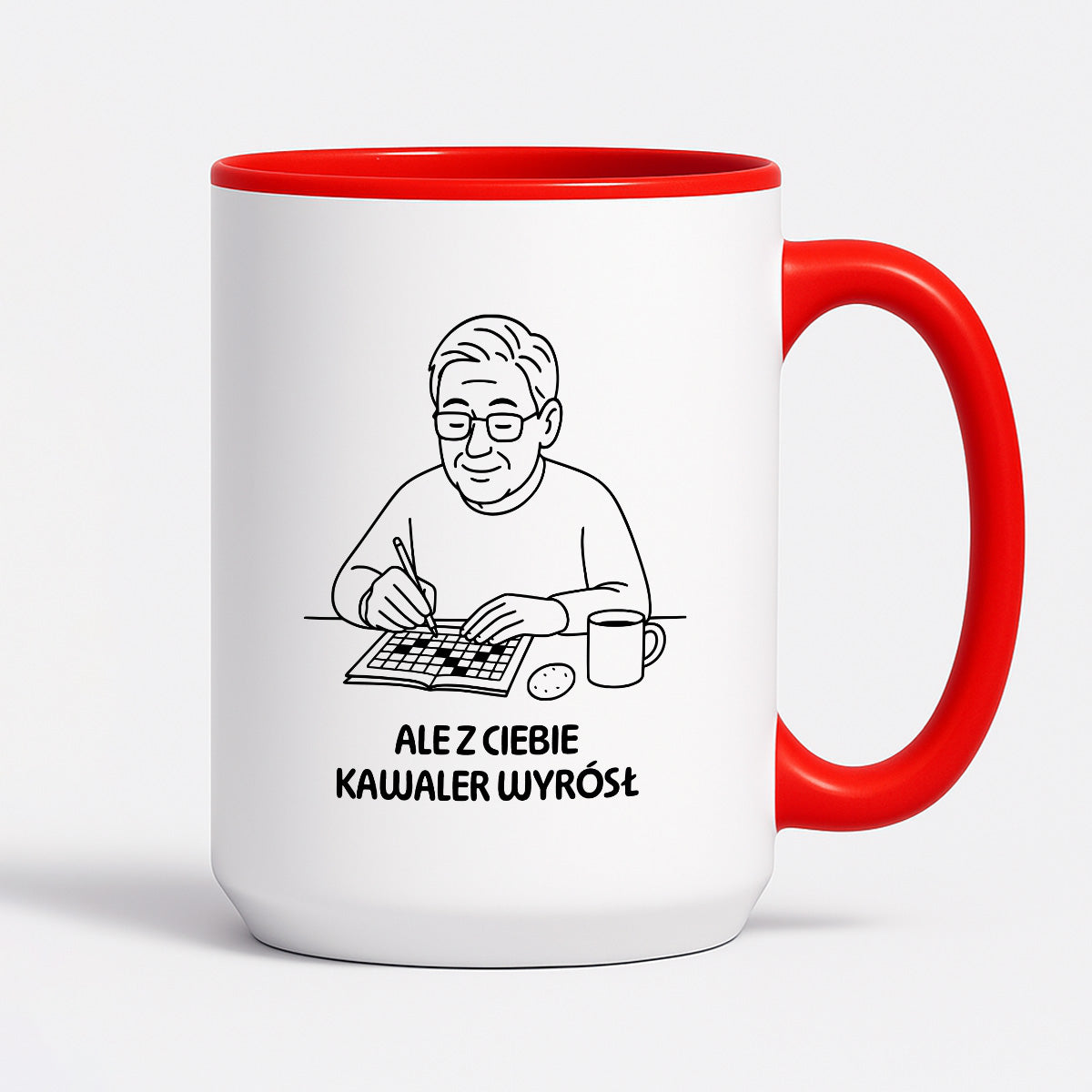 Kubek dla Babci / Dziadka - "Ale z Ciebie kawaler wyrósł"