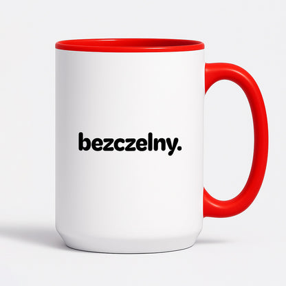 Kubek z nadrukiem - "bezczelny."