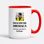 Kubek z nadrukiem - "Pracownik miesiąca ze zdjęciem"