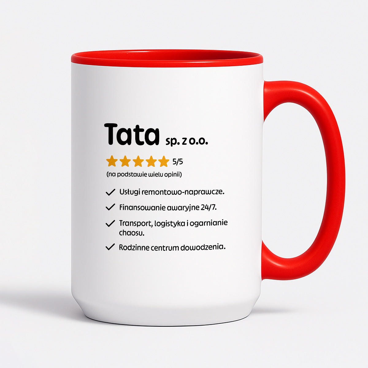 Kubek z nadrukiem - "Tata spółka z o.o."