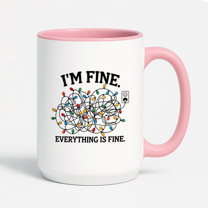 Kubek świąteczny "I'm fine. It's fine. Everything's fine."