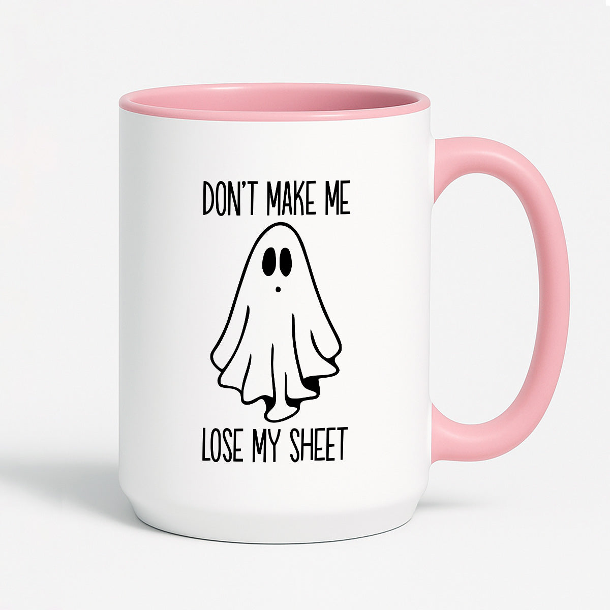 Kubek z nadrukiem "Don't make me loose my sheet"
