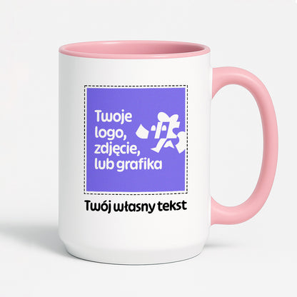 Kubek spersonalizowany z własnym zdjęciem / grafiką i podpisem