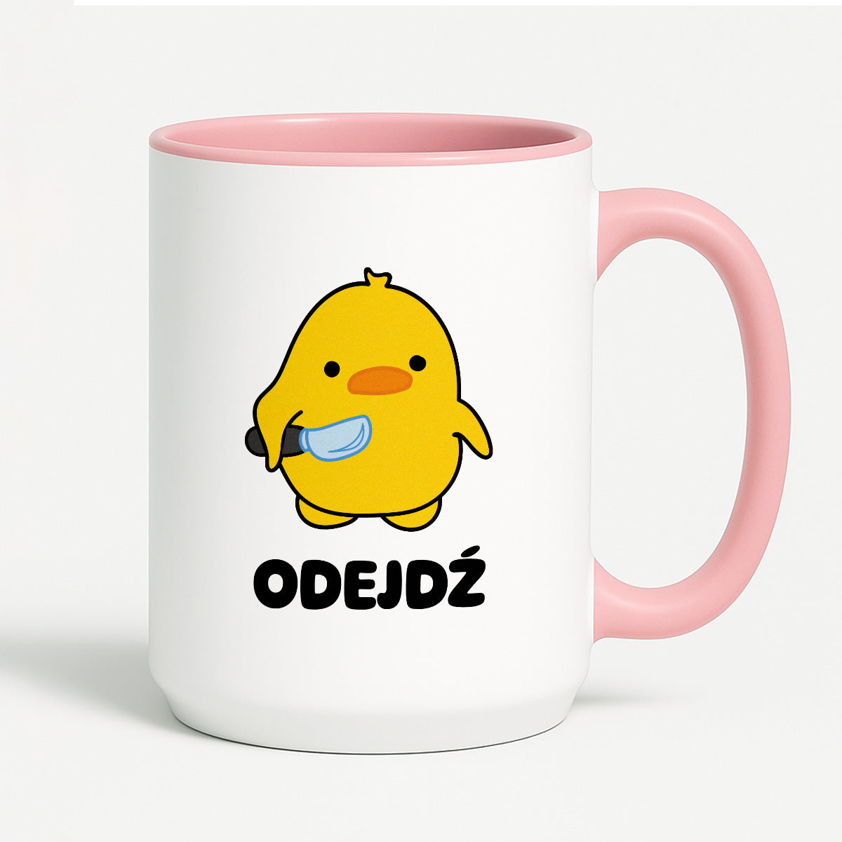 Kubek z nadrukiem - "Odejdź"