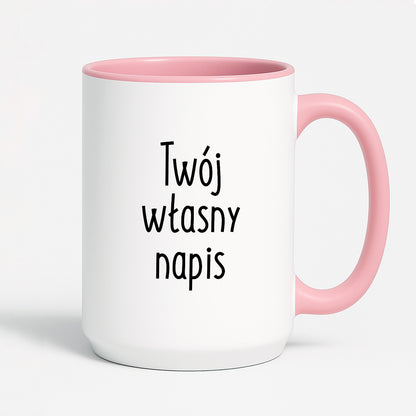 Kubek spersonalizowany z własnym napisem II