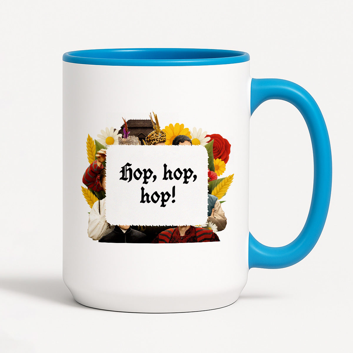 Kubek z nadrukiem "Hop, hop, hop!" NOWE 1670