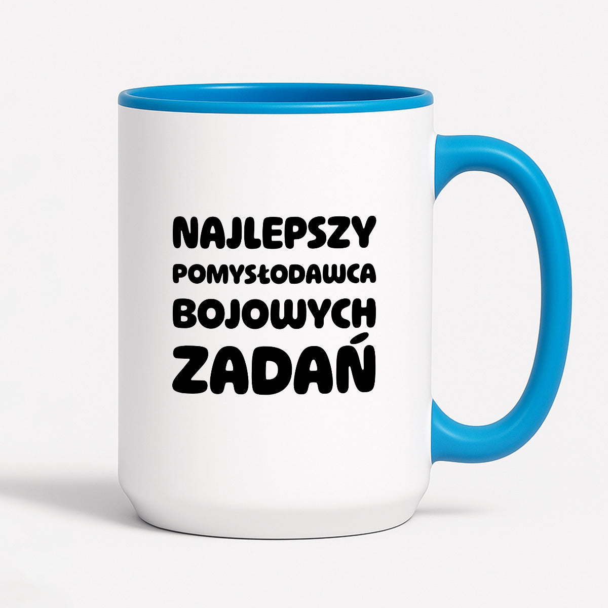 Kubek z nadrukiem - "Najlepszy pomysłodawca bojowych zadań"