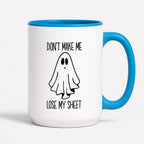 Kubek z nadrukiem "Don't make me loose my sheet"