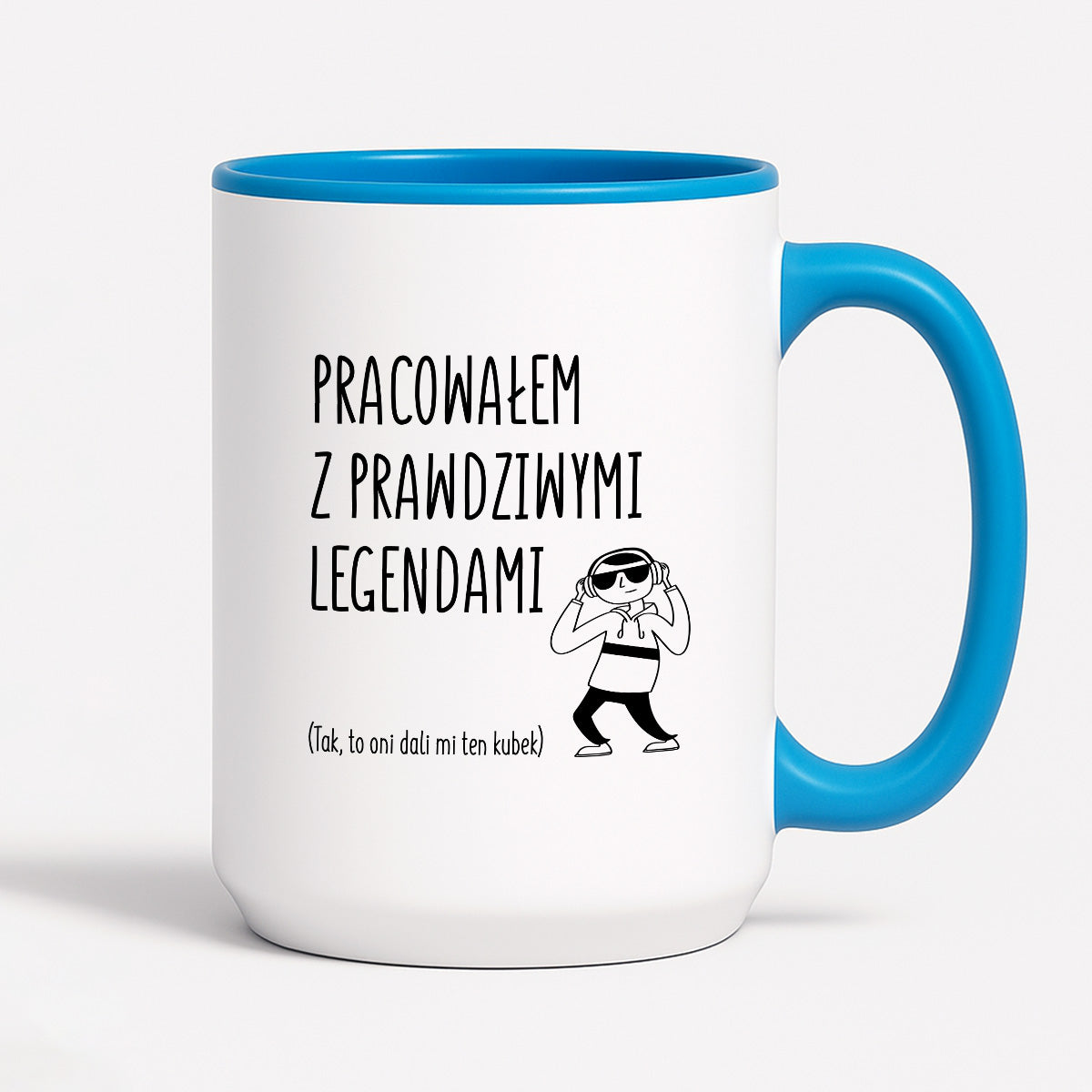 Kubek z nadrukiem na ODEJŚCIE Z PRACY - "Pracowałem z prawdziwymi legendami"